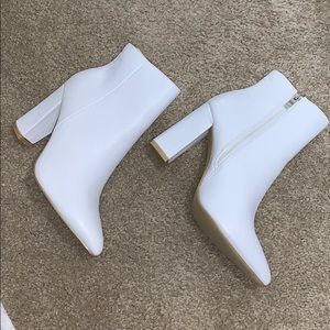 White booties